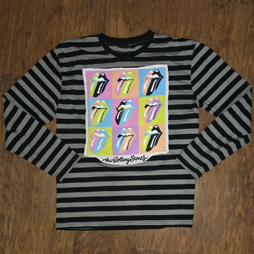 The Rolling Stones Upcycled Long Sleeve Tee